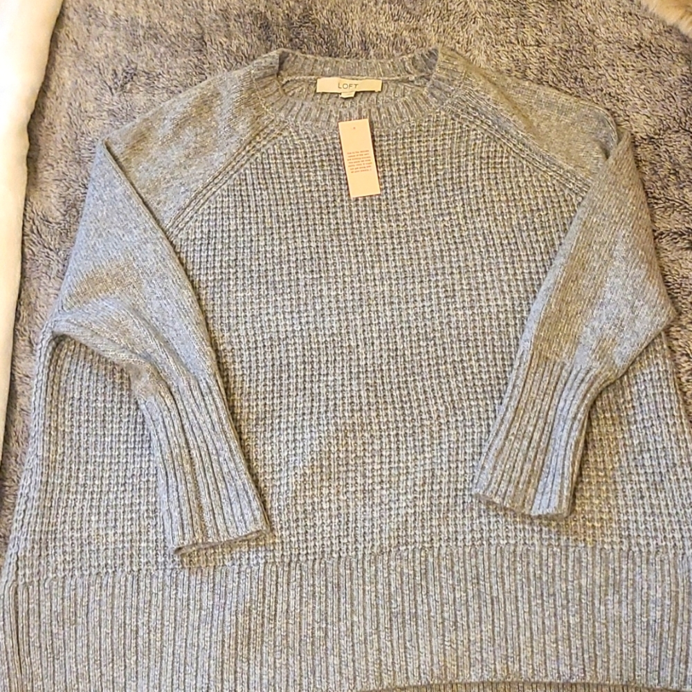 Ann Taylor Loft medium soft crew neck sweater, new